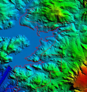 Bare Earth LiDAR rendering